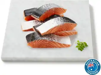 Coles Coles Tasmanian Fresh Salmon Portions Skin On offer