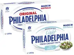 Coles Philadelphia Cream Cheese Block 250g offer