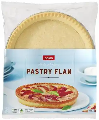 Coles Coles Pastry Flan 160g offer