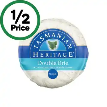 Woolworths Tasmanian Heritage Brie or Camembert 200g – From the Deli offer