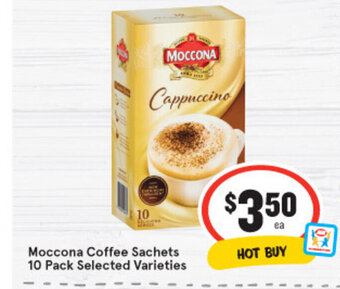 IGA Moccona Coffee Sachets 10 Pack offer