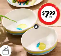 Coles Kamda Dinner Bowl 2 Pack offer