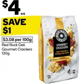 Woolworths Red Rock Deli Gourmet Crackers offer