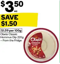 Woolworths Obela Classic Hommus Dip offer