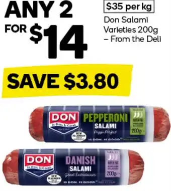 Woolworths Don Salami offer