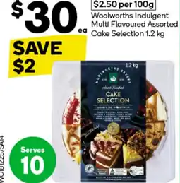 Woolworths Woolworths Indulgent Multi Flavoured Assorted Cake offer