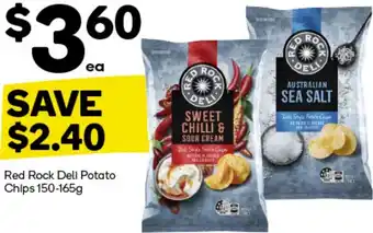 Woolworths Red Rock Deli Potato Chips offer