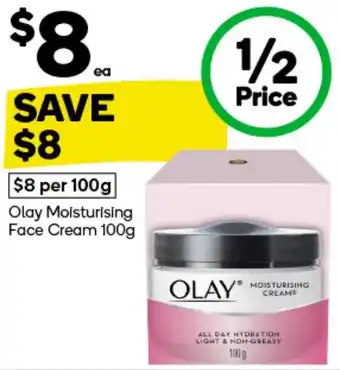 Woolworths Olay Moisturising Face Cream offer