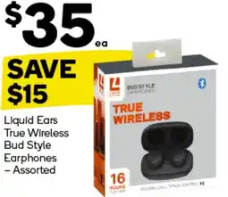 Woolworths Liquid Ears True Wireless Bud Style Earphones offer