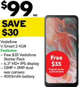 Woolworths Vodafone V Smart 2 4G offer