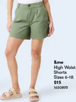 Woolworths &me High Waist Shorts offer