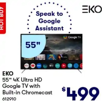 Woolworths 55" 4K Ultra HD Google TV offer