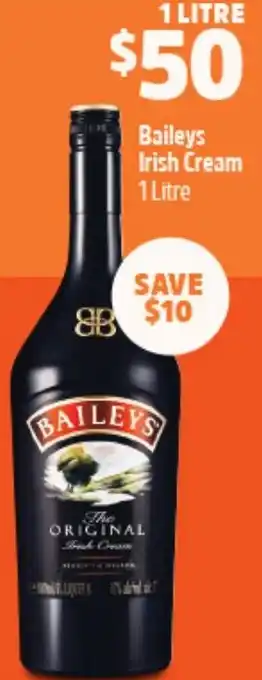 Woolworths Baileys Irish Cream offer