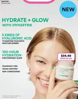 Priceline INNISFREE Skincare range offer