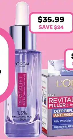 Priceline L'ORÉAL PARIS Skincare range offer