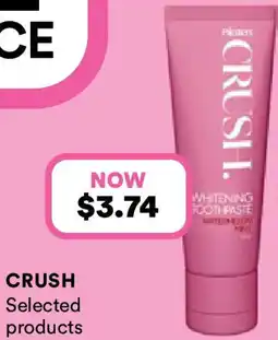 Priceline CRUSH Selected products offer