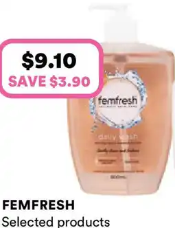 Priceline FEMFRESH Selected products offer