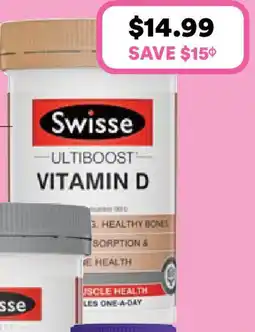 Priceline Swisse ultiboost vitamin d offer