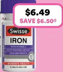 Priceline Swisse iron offer