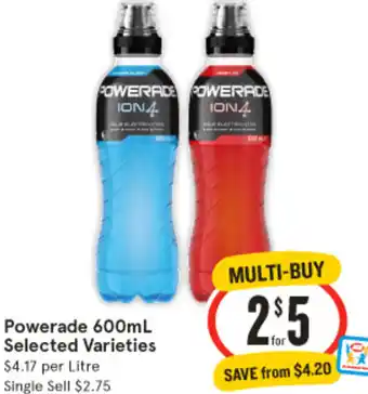 IGA Powerade offer