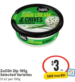 IGA ZooSh Dip offer