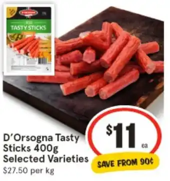 IGA D'Orsogna Tasty Sticks offer