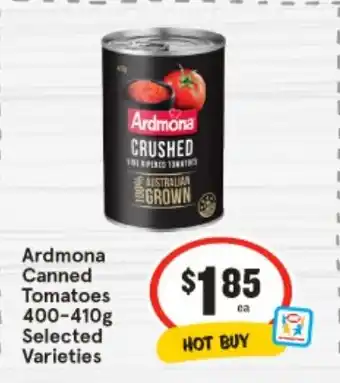 IGA Ardmona canned tomatoes offer