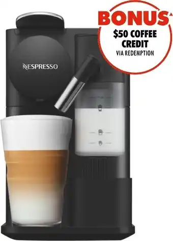 The Good Guys NEW Nespresso Lattissima One Capsule Coffee Machine offer