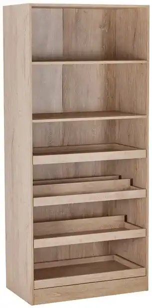 Fantastic Furniture Eden 6 Shelf Wardrobe with Sliding Shelves offer