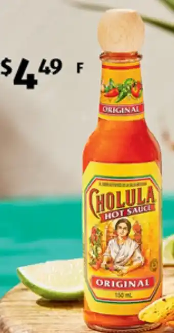 ALDI Cholula Authentic Hot Sauce offer