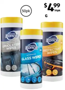 ALDI Automotive Cleaning Wipes offer