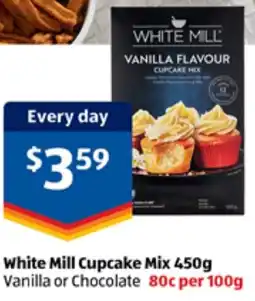 ALDI White Mill Cupcake Mix offer