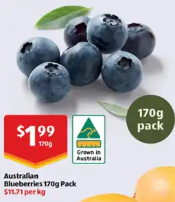 ALDI Australian Blueberries offer