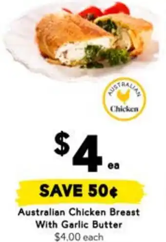 Drakes Australian Chicken Breast With Garlic Butter offer