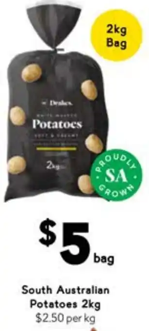 Drakes South Australian Potatoes offer