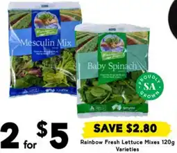 Drakes Rainbow Fresh Lettuce Mixes offer