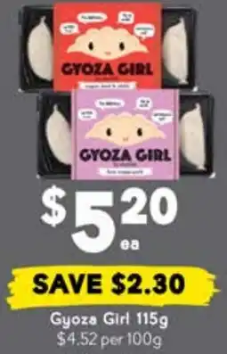 Drakes Gyoza Girl offer