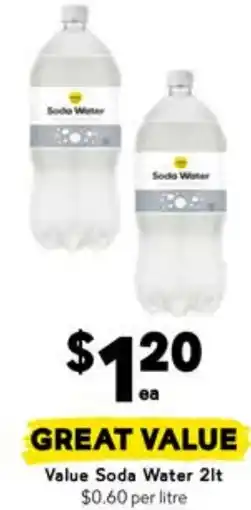 Drakes Value Soda Water offer