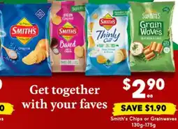 Drakes Smith's Chips or Grainwaves offer