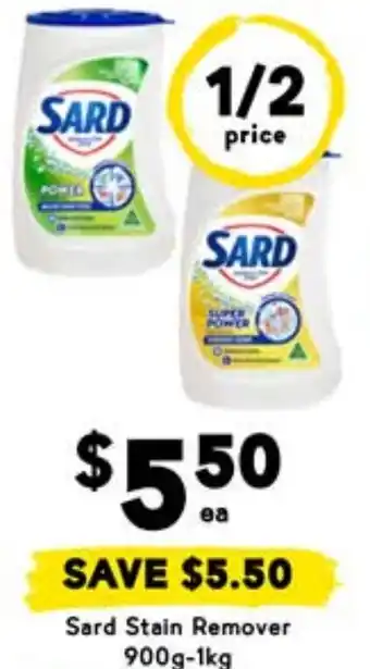 Drakes Sard Stain Remover offer