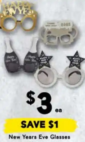 Drakes New Years Eve Glasses offer