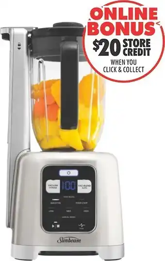 The Good Guys Sunbeam NutriSeal Vacuum Blender offer