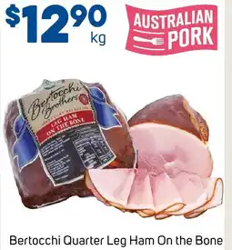 Foodland Bertocchi Quarter Leg Ham On the Bone offer