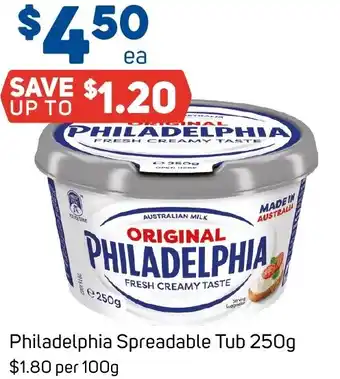 Foodland Philadelphia Spreadable Tub offer