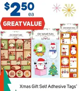 Foodland Xmas Gift Self Adhesive Tags offer