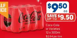 Foodland Coca-Cola or Varieties offer