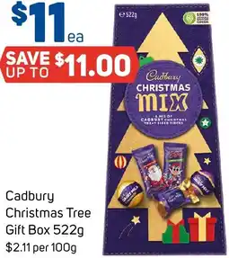 Foodland Cadbury Christmas Tree Gift Box offer