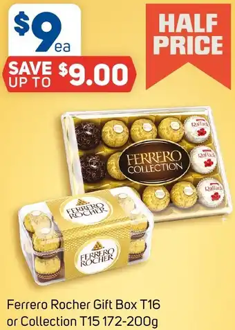 Foodland Ferrero Rocher Gift Box T16 or Collection T15 offer