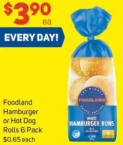 Foodland Foodland Hamburger or Hot Dog Rolls offer