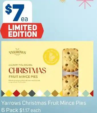 Foodland Yarrows Christmas Fruit Mince Pies offer